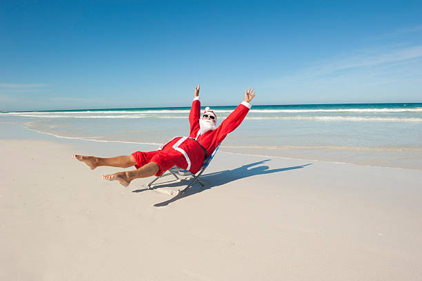 istock Santa Claus Christmas Holiday Beach V 157232868