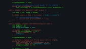 4k Programmer Coding On Black Computer Screen Engineer Developing ...