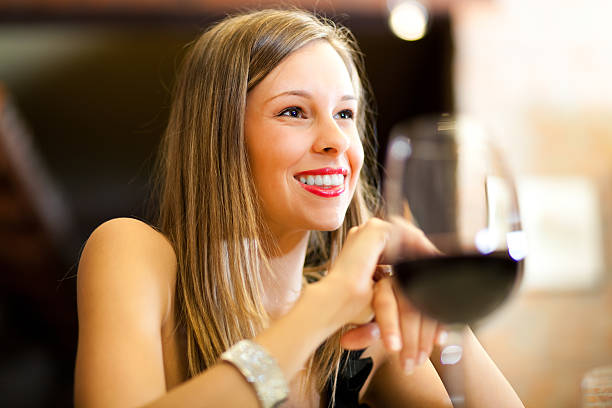 istock Beautiful woman at the restaurant 157233272