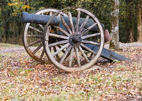 American Civil War confederate canon in Tennessee.