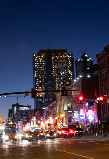 istock Jumping Downtown Nashville, Tennessee On A Saturday Night 1572337680
