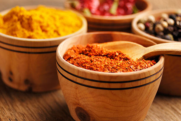 istock Four kinds of seasonings 157236106