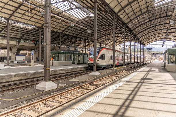 istock Train station and railroad Infrastructure 1572379076