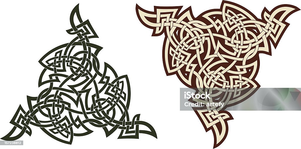 Celta triskell - arte vectorial de Estilo celta libre de derechos
