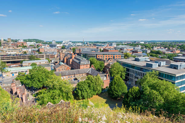 istock Nottingham cityscape, England, UK 1572402581