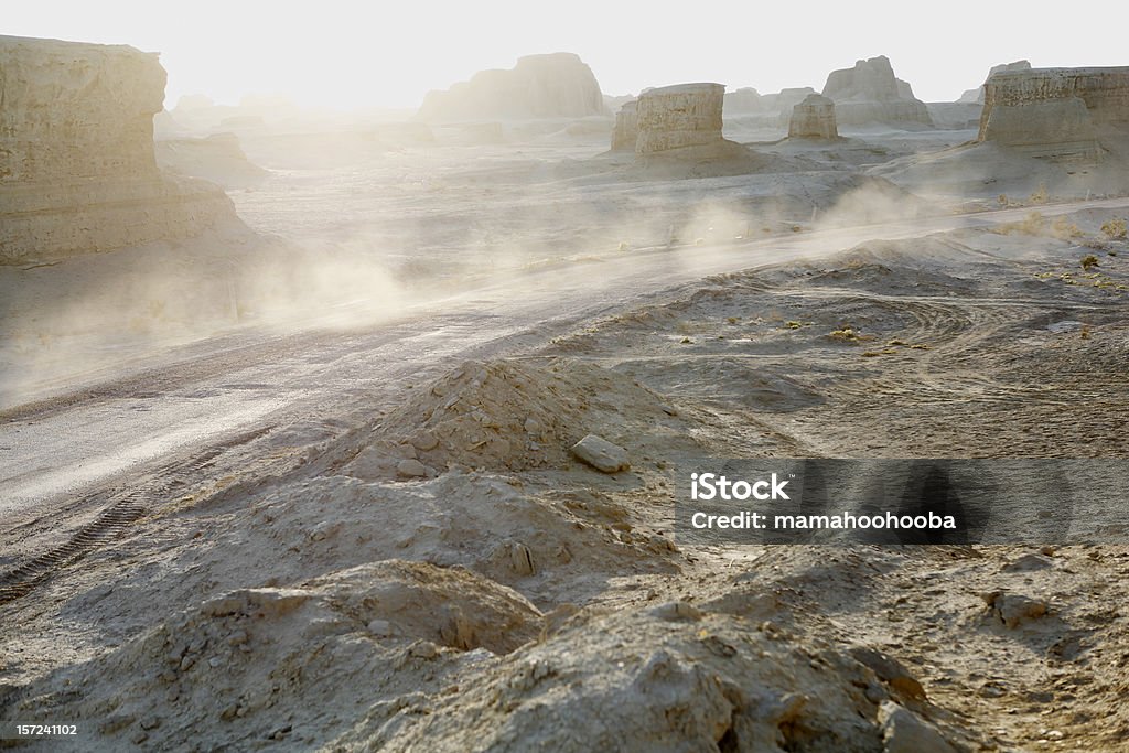 신장, china: 로드 고비 사막의 - 로열티 프리 0명 스톡 사진