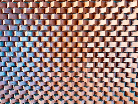 Modern Architecture Brick Wall Pattern