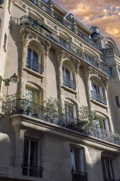 istock Paris, beautiful building in a luxury district 1572432730
