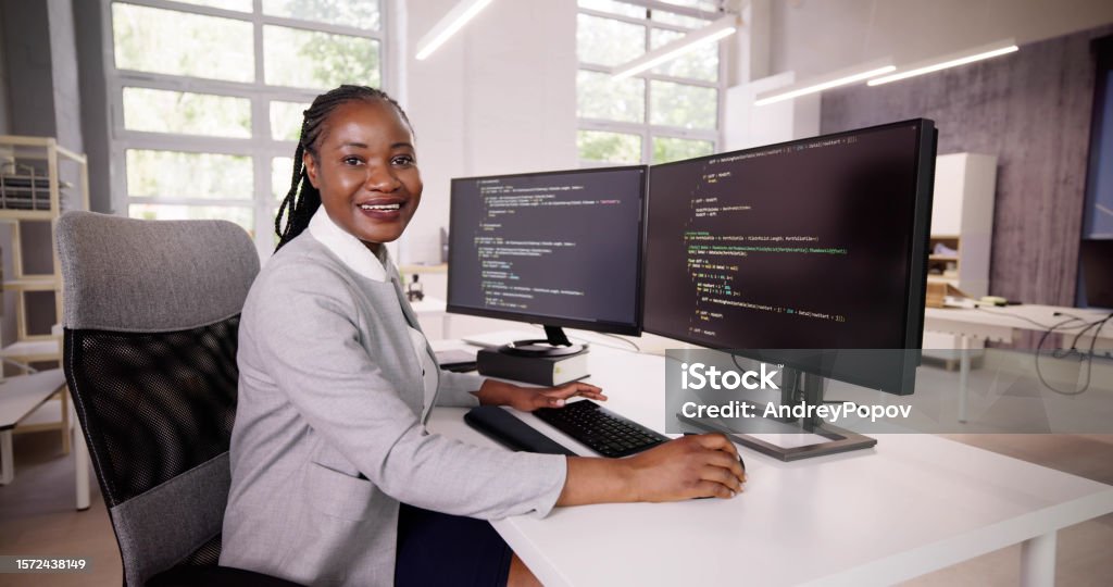 Programmer Coding Classes Web Developer Coder Stock Photo - Download ...