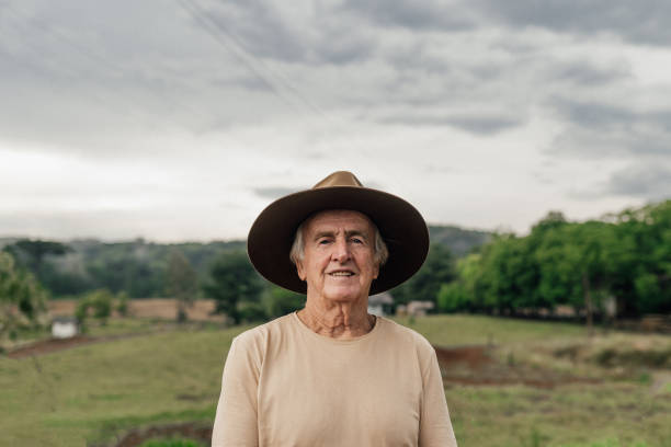 istock Portrait of a senior farmer 1572469109