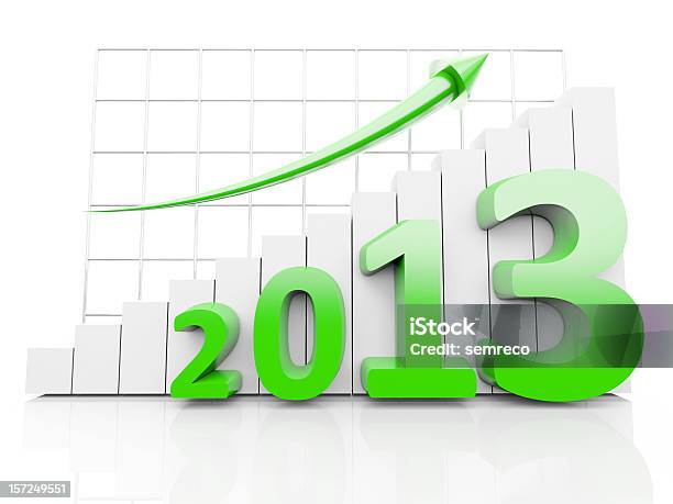 New Year 2013 Stock Photo - Download Image Now - 2013, Arrow Symbol, Business