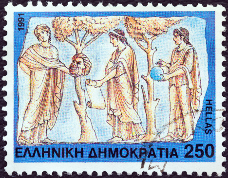 GREECE - CIRCA 1991: A stamp printed in Greece from \