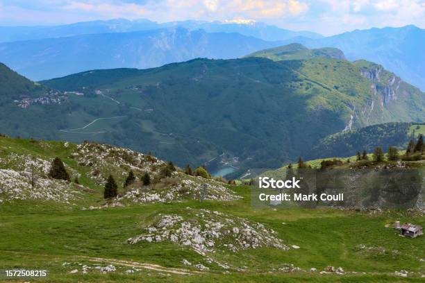 On Top Of Monte Baldo After A Cable Car Stock Photo - Download Image Now - Beauty, Beauty In Nature, Blue
