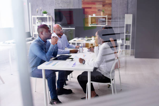 istock Business Meeting In Office Boardroom 1572512894