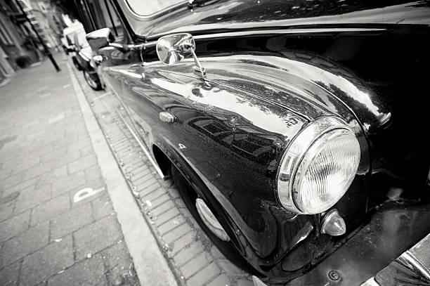istock Headlight Details Of An Old Car 157256792