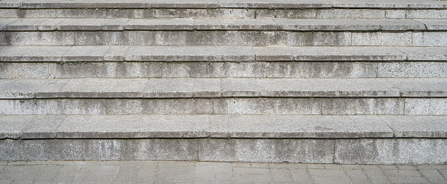 Concrete Steps Background, Beton Stairs, Urban Staircase, Cement Stairway Architecture Element, Street Stair, Pedestrian Subway, Underground Passage, Concrete Steps