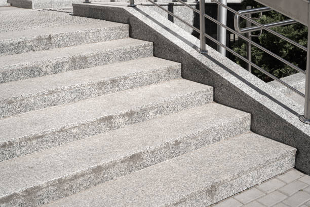 istock Concrete Steps Background, Beton Stairs, Urban Staircase 1572568445