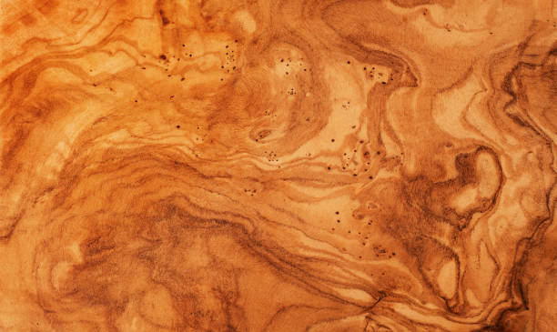 istock Olive Wood Texture Background, Solid Wooden Burr or Burl Pattern, Burled Wood Wallpaper 1572618090