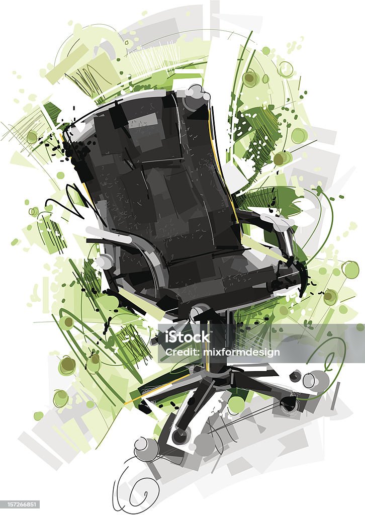 sketchy Офисное кресло - Векторная графика Абстрактный роялти-фри