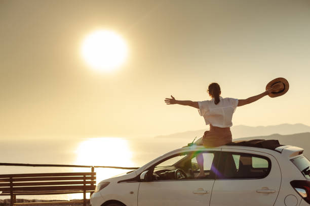 istock Woman enjoying summer holiday 1572736674