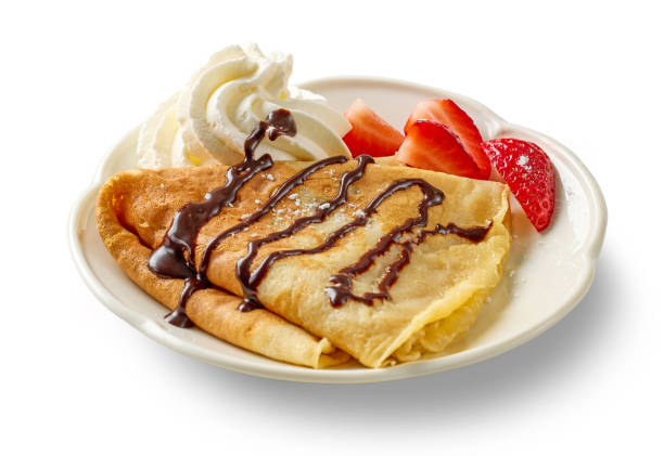 freshly baked crepe