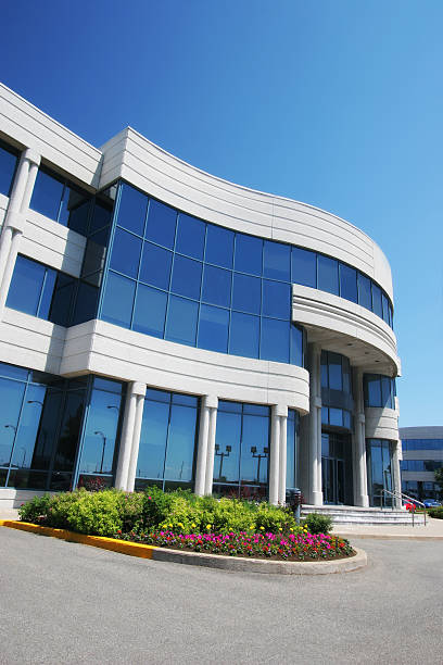 istock Modern Office Building Entrance 157278088