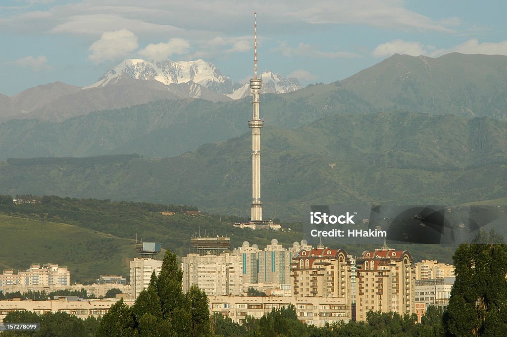 Kok Tobe Tower - Foto de stock de Almaty royalty-free
