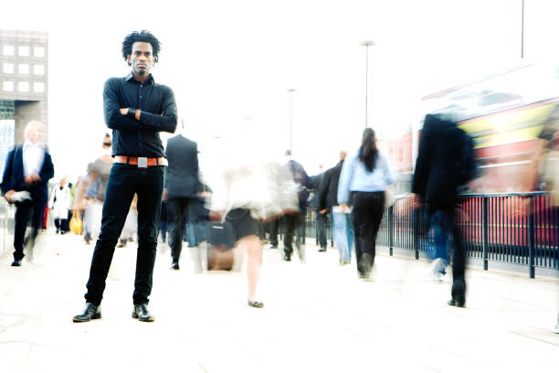istock Confident stance from a solitary character in a fast-paced world 157278271