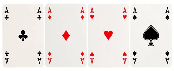 Photo of four of a kind - Aces