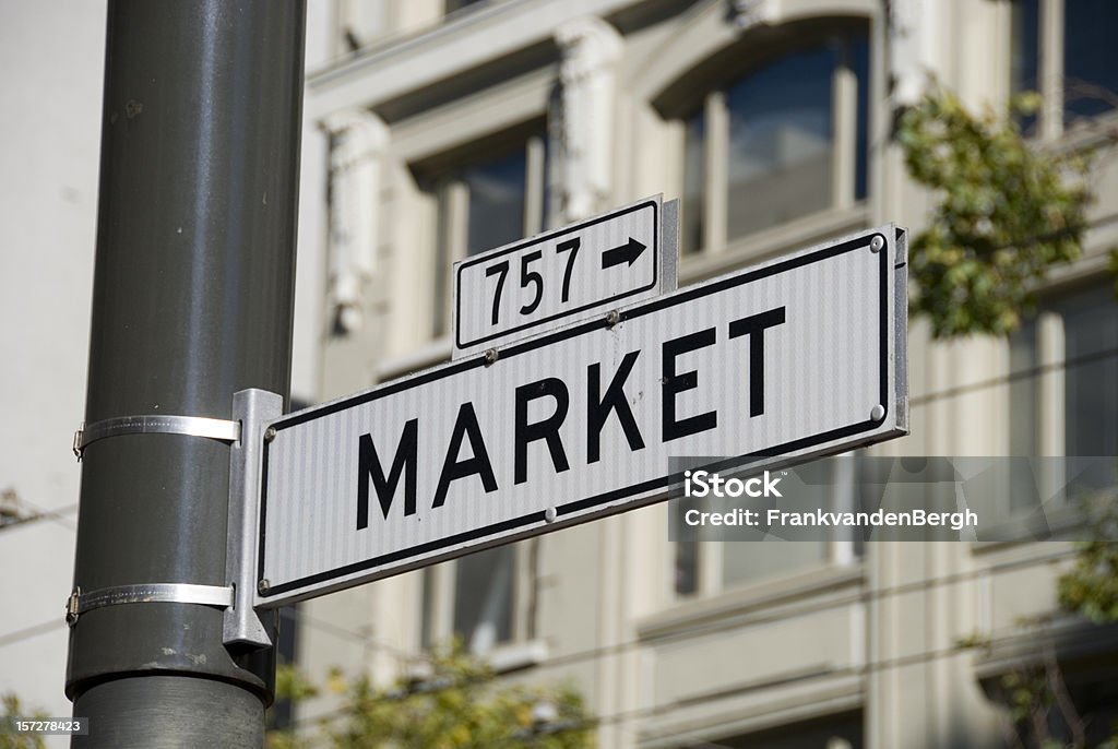 Na rynku - Zbiór zdjęć royalty-free (Market Street - San Francisco)