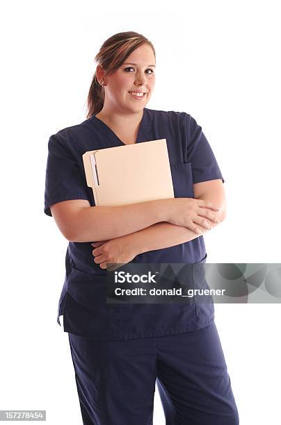 Foto de Enfermeira Com O Paciente Gráfico e mais fotos de stock de Figura para recortar - Figura para recortar, Saúde e Medicina, Adulto