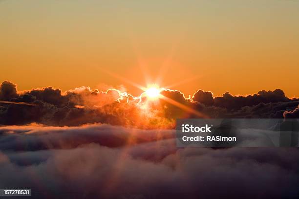 Glorious Sunrise Stock Photo - Download Image Now - Cloud - Sky, Sunrise - Dawn, Aura