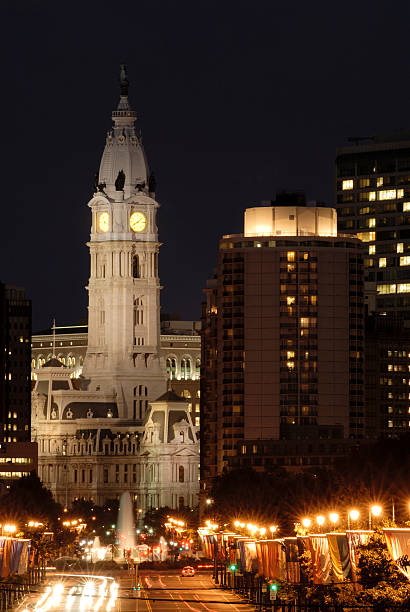 istock Philadelphia City Hall at Night 157278606
