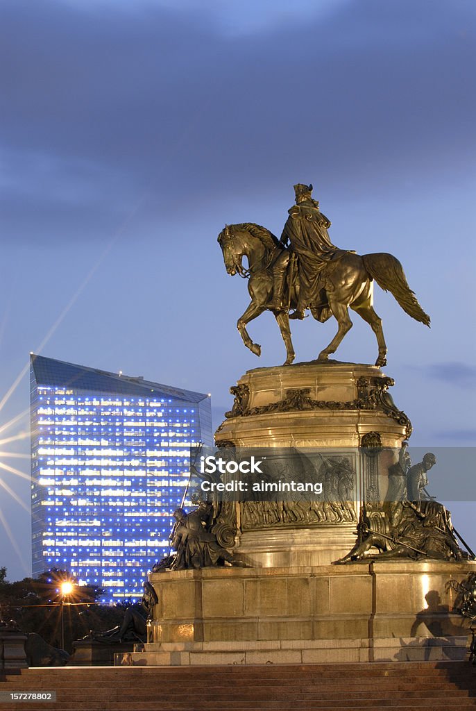 Estatua de George Washington - Foto de stock de Filadelfia - Pensilvania libre de derechos