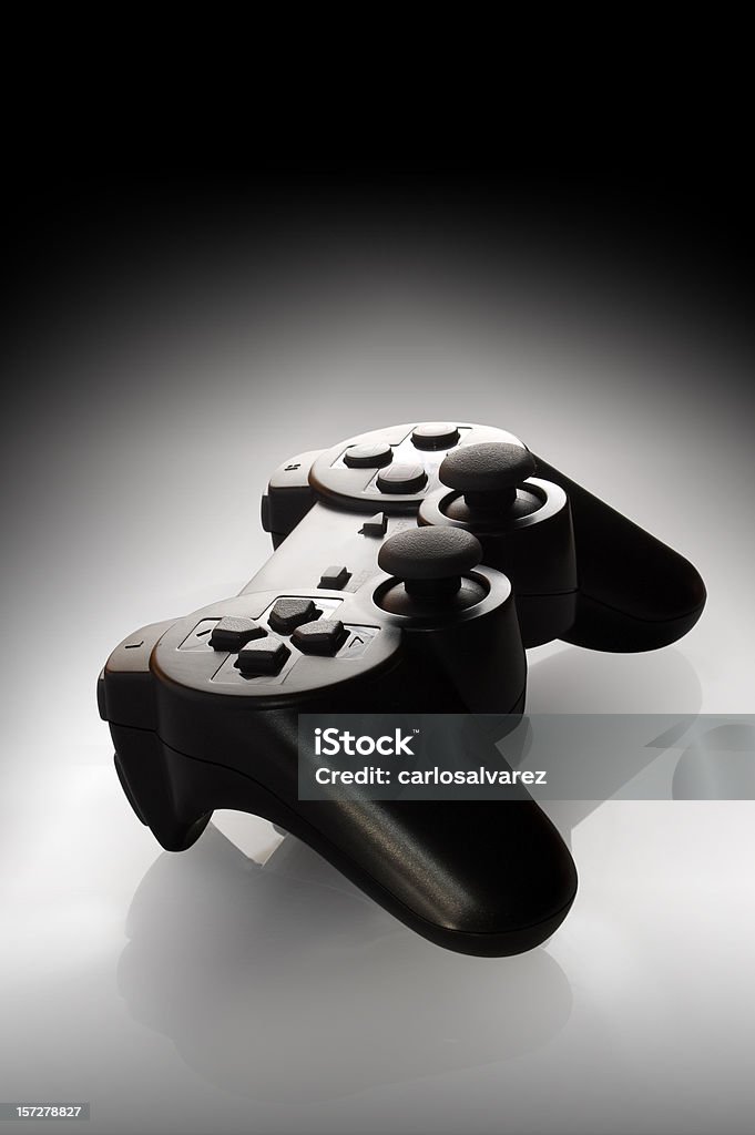 Game Pad w/Clipping Path - Foto stock royalty-free di Console - Attrezzatura elettronica