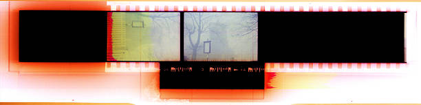Abstract film banner an abstract scan of a piece of old scratched film negative negative image technique photos stock pictures, royalty-free photos & images