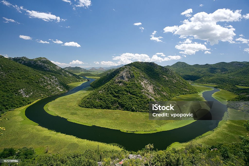 이 Crnojevic 강 - 로열티 프리 몬테네그로 스톡 사진