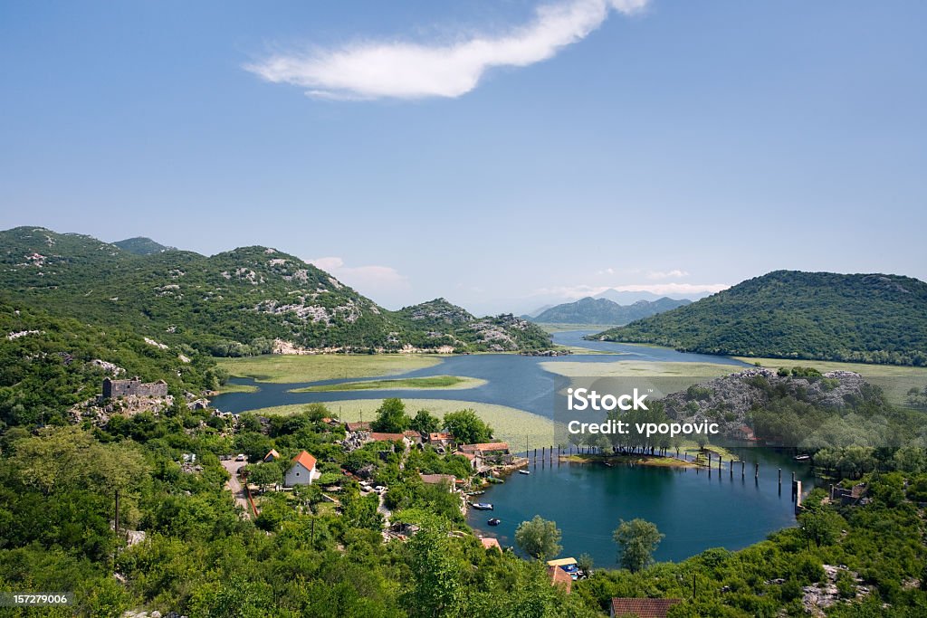 Karuch - Foto stock royalty-free di Lago di Scutari