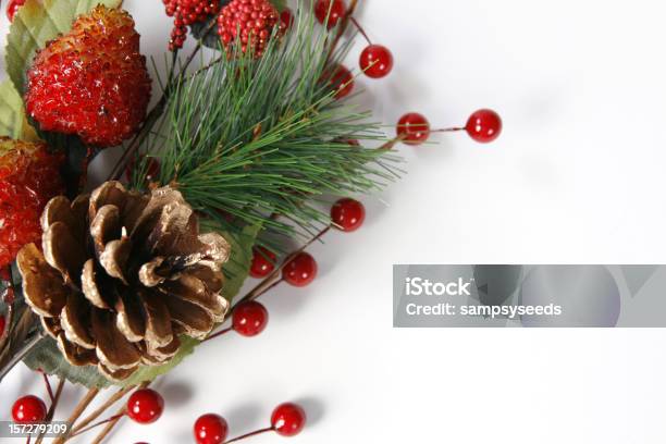 Foto de Fundo De Natal Série e mais fotos de stock de Baga - Fruta - Baga - Fruta, Decoração, Decoração de Natal