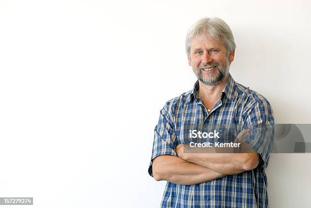 Smiling Man Stock Photo - Download Image Now - Adult, Adults Only, Arms Crossed