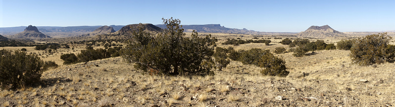 Late Autumn view of Cerro de Guadalupe, Cerro Chafo, Cerro Cochino, Cerro Cuate peaks in background