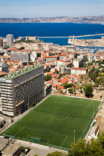 istock Soccer field in Marseille 157279530