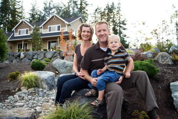 istock Beautiful family on a warm fall afternoon 157280035