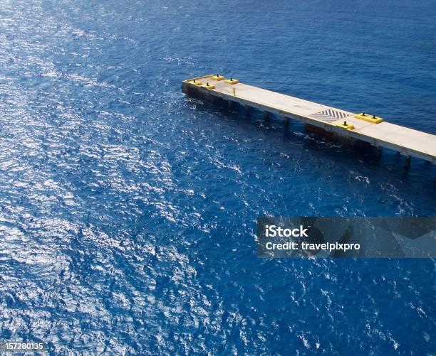 Empty Pier Stock Photo - Download Image Now - Commercial Dock, Leaving, Nautical Vessel