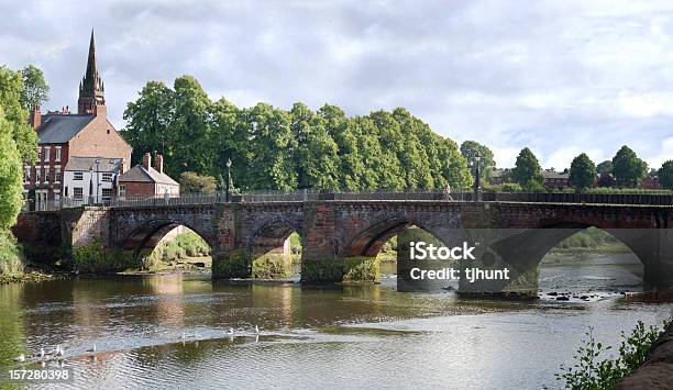 Brücke In Chester England Stockfoto und mehr Bilder von Baum - Baum, Brücke, Chester - Cheshire