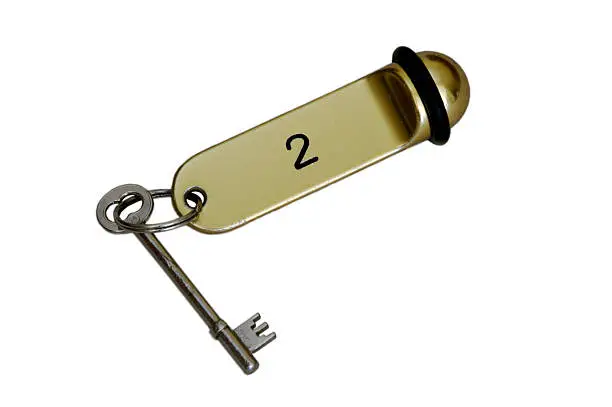 Key that unlocks Hotel Room #2. 