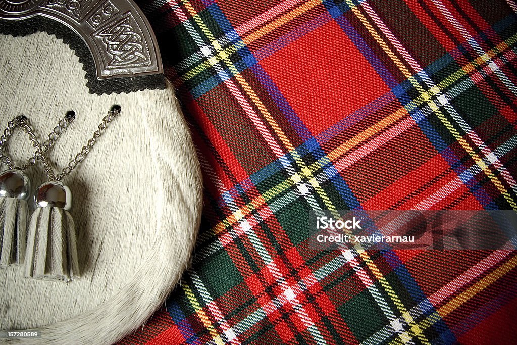 스코틀랜드 문화 - 로열티 프리 타탄 체크무늬 스톡 사진
