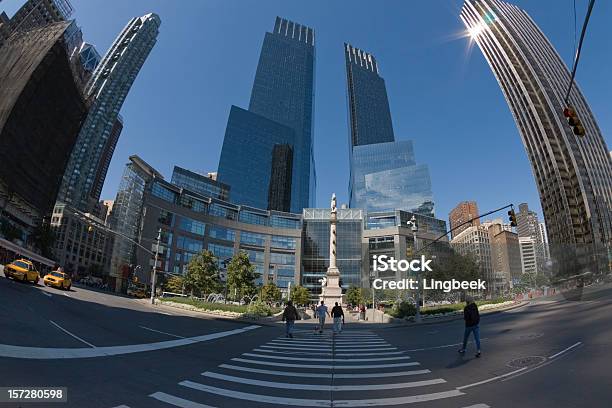 Columbus Circle Stock Photo - Download Image Now - New York City, New York State, Columbus Circle