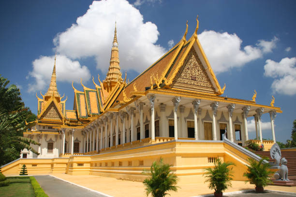 The Royal palace in Phnom Penh, Cambodia.