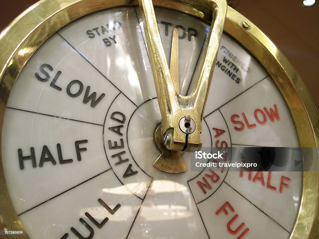 Ahead Full  Gearshift Stock Photo